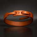 A41 HALO Bracelet — Handmade Tan Leather Wrist Band